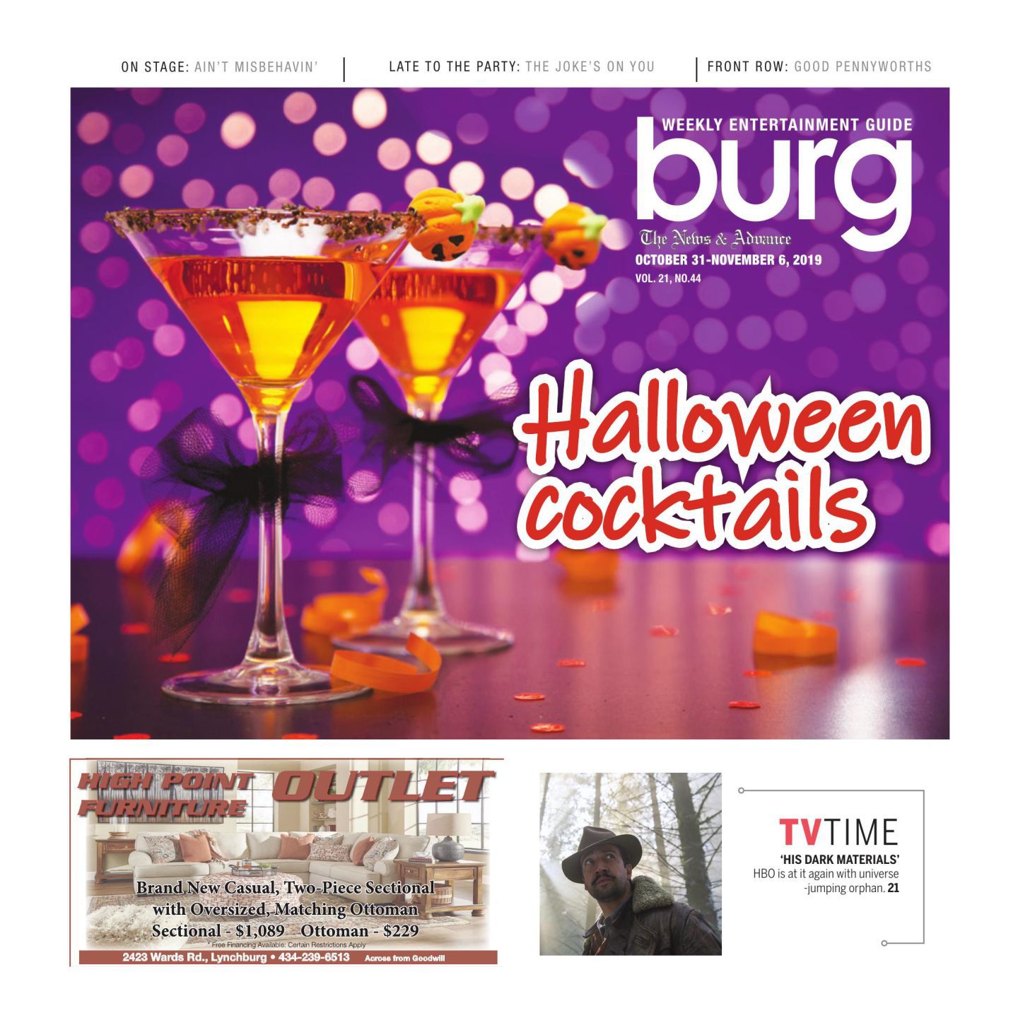 10 - Oct. 31 - Halloween cocktails